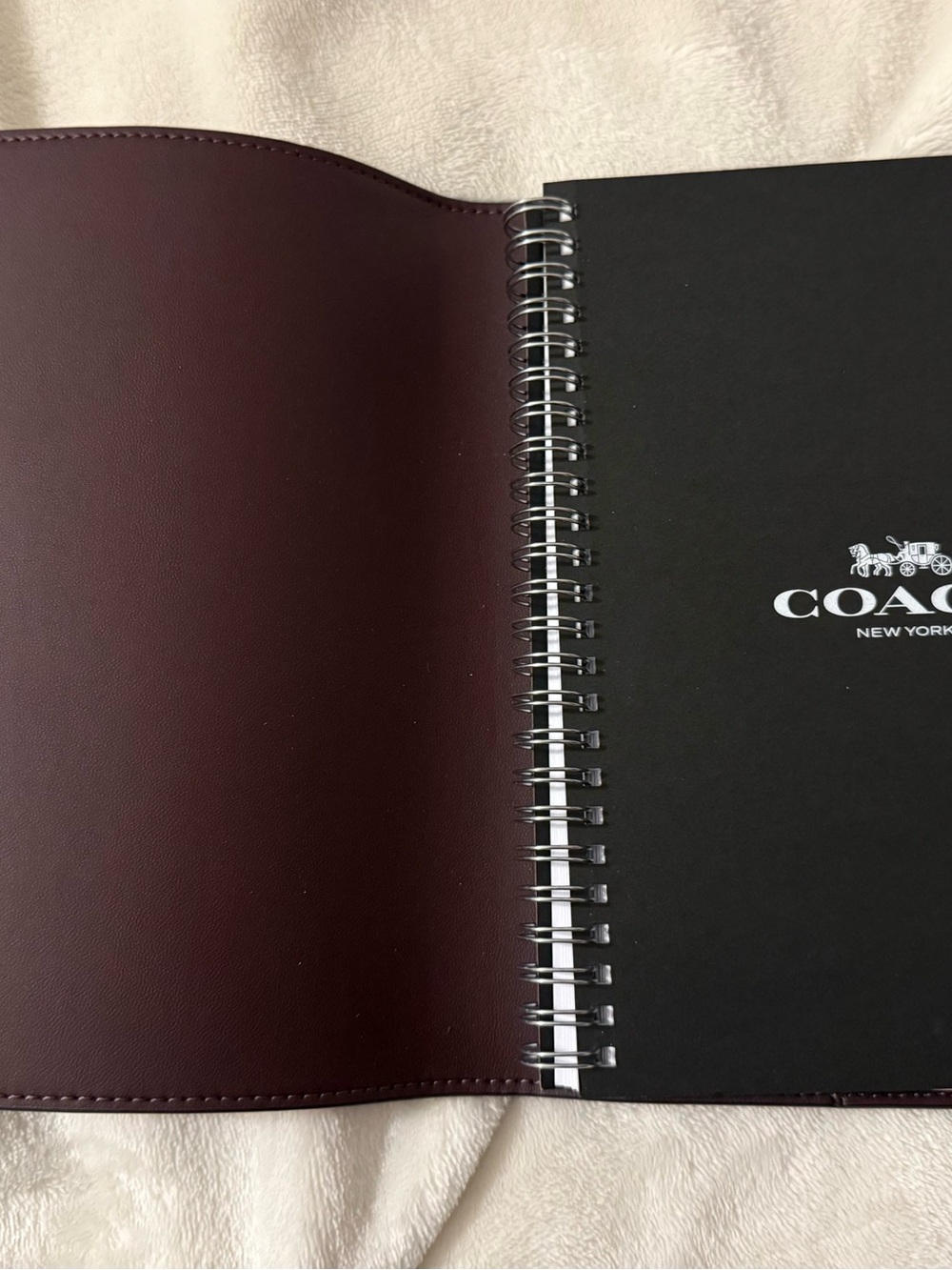 ♥️COACH Black Currant Notebook & Pencil Case Set🖤 - Picture 5 of 12